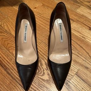 Chocolate brown pumps